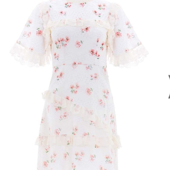 🩷 Needle & Thread Luxury Dress Desert Rose Lace mini - rose pink powder - Picture 13 of 15